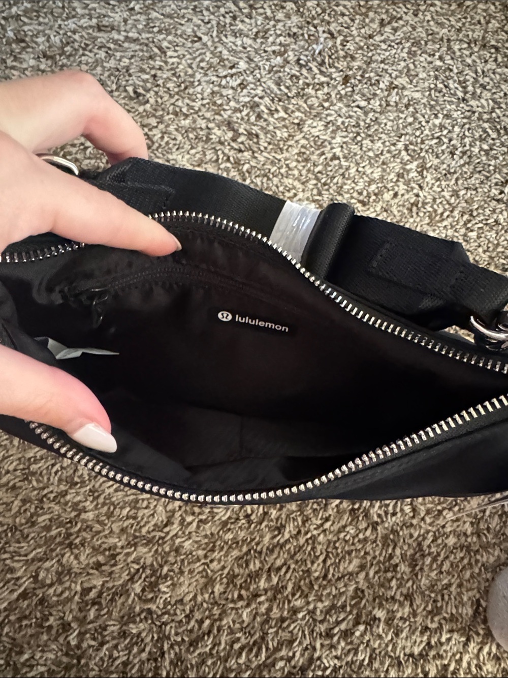 lululemon athletica Black Crescent Shoulder Bag - Picture 3 of 4